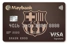 Maybank FC Barcelona Visa Signature image